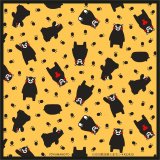 画像: トレシー®　くまモン 　A1919P－KUMAMON　19×19ｃｍ　くまモン　 黄・大